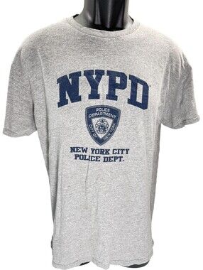 NYPD Officially Licensed T-Shirt Adult Large NYC New York City Police Department